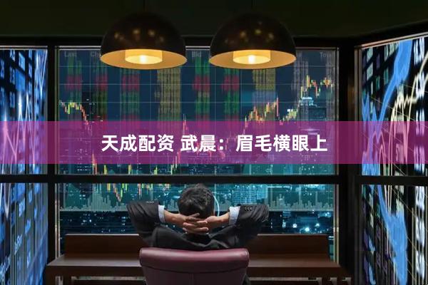 天成配资 武晨：眉毛横眼上
